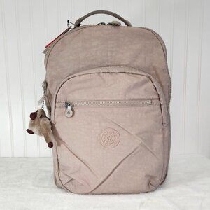 NWT Kipling Seoul Large Laptop Backpack, Golden Tan
